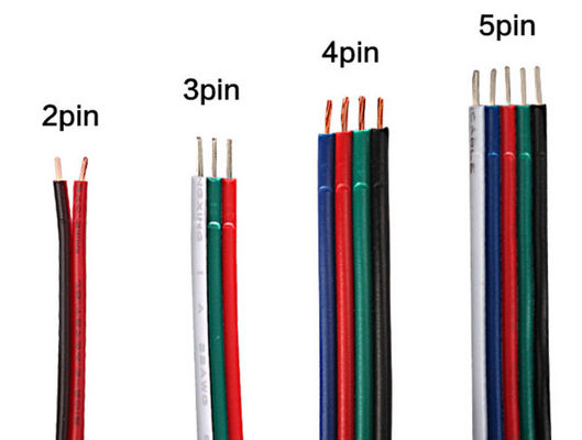 RGB Light Wire 2Pin 3Pin 4Pin